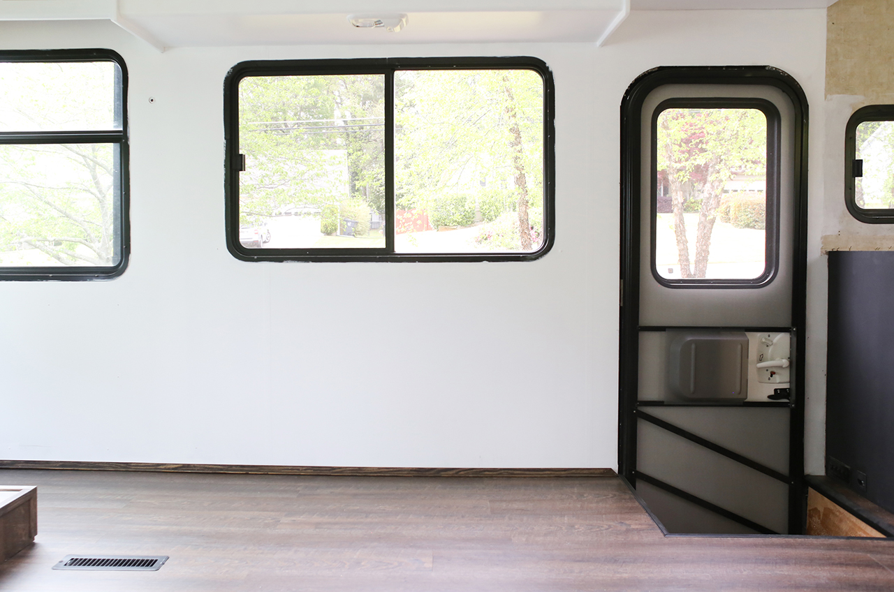 how to paint RV interior walls