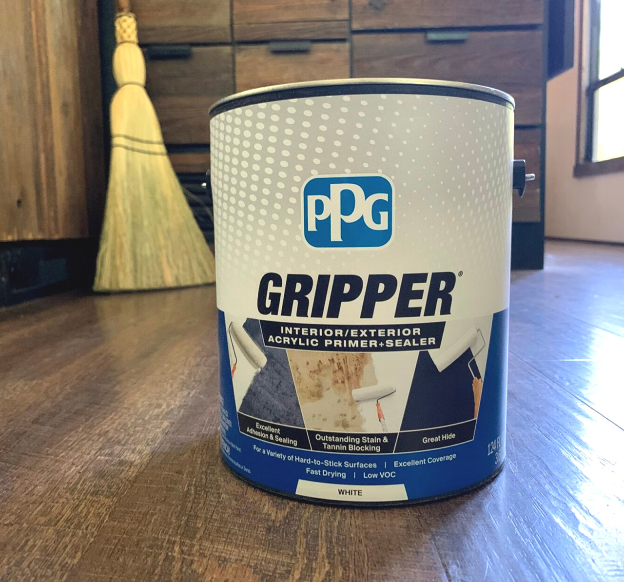 how to paint RV walls using PPG gripper primer