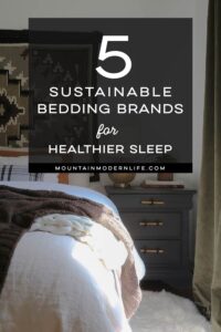 sustainable bedding options