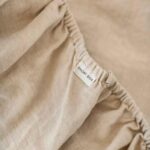 natural linen fitted sheet